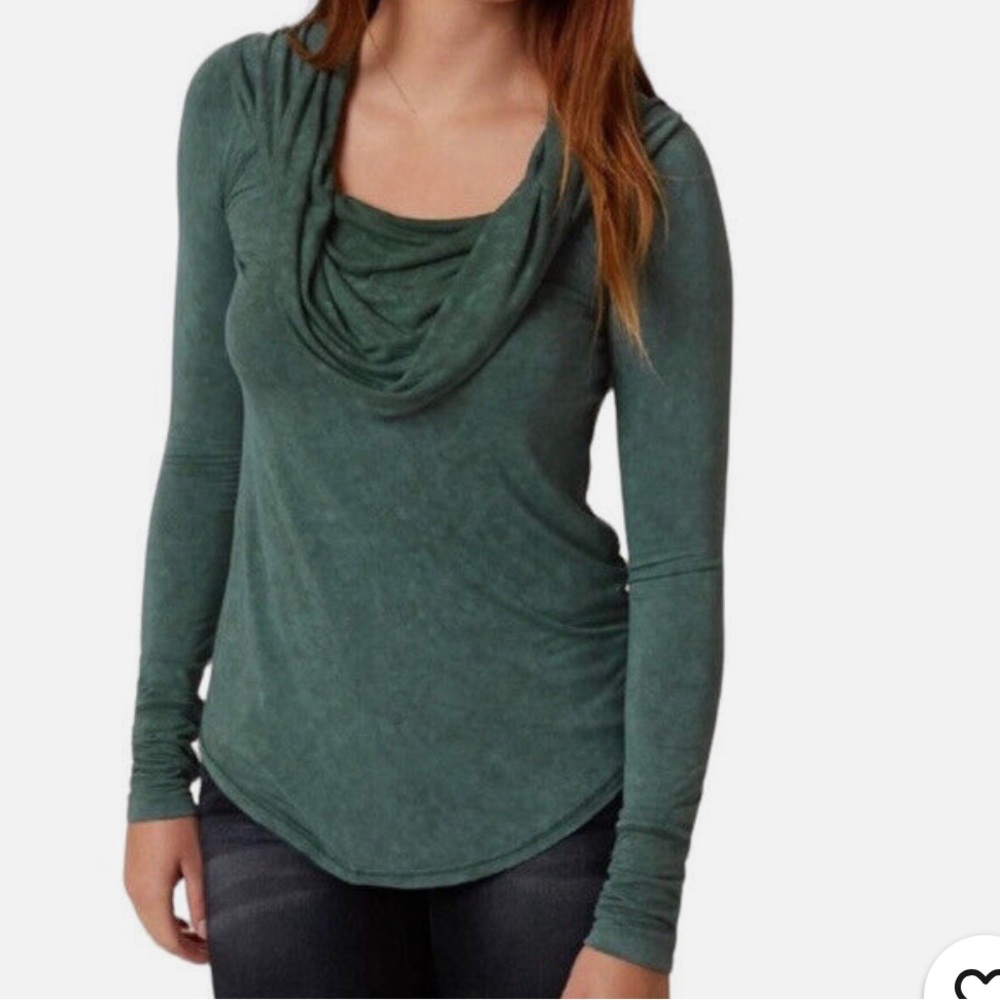 We The Free Free People Cosmo Cowl Neck Long Sleeve Top
